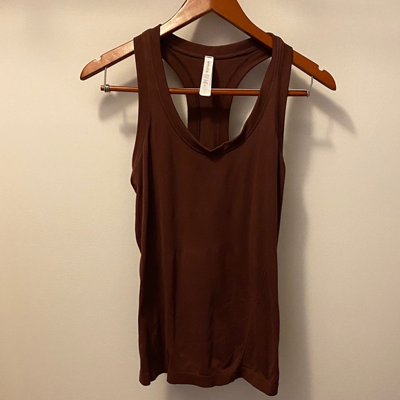 Athleta Tops - Athleta Bergundy Racerback Tank